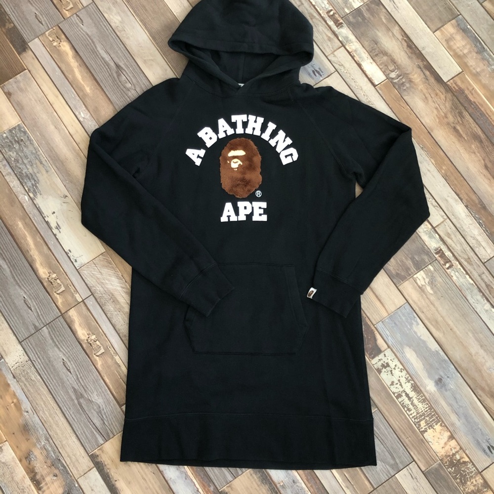 A Bathing Ape Hoodie Dress Small